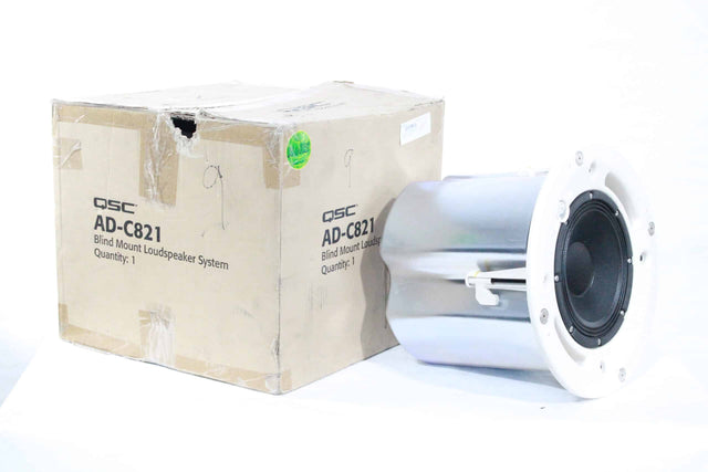 1 QSC AD-C821 8 Ceiling Mount Loudspeaker Open Box - 1|1 QSC AD-C821 8 Ceiling Mount Loudspeaker Open Box - 2|1 QSC AD-C821 8 Ceiling Mount Loudspeaker Open Box - 3|1 QSC AD-C821 8 Ceiling Mount Loudspeaker Open Box - 4