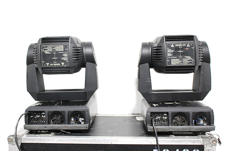 (2) Martin MAC 2000 Wash XB Moving Head Lights in Wheeled Hard Case (3527/8797 Fixture Hours)