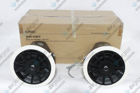 1267-10-5 AD-C6T 6.5" Two-Way Ceiling Speaker (PAIR) w/ Mounting Hardware in Original Box