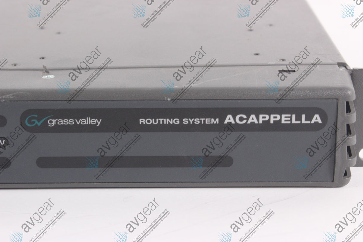 Grass Valley A88V Acappella Routing System