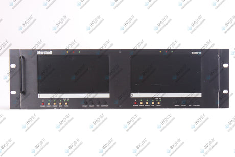 Marshall V-R72DP-2C Rack Mountable Dual 7-Inch LCD Monitors (Power Issues - FOR PARTS)