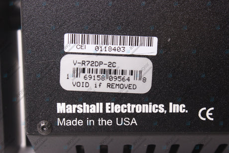 Marshall V-R72DP-2C Rack Mountable Dual 7-Inch LCD Monitors (Screen Damage and Power Issues)