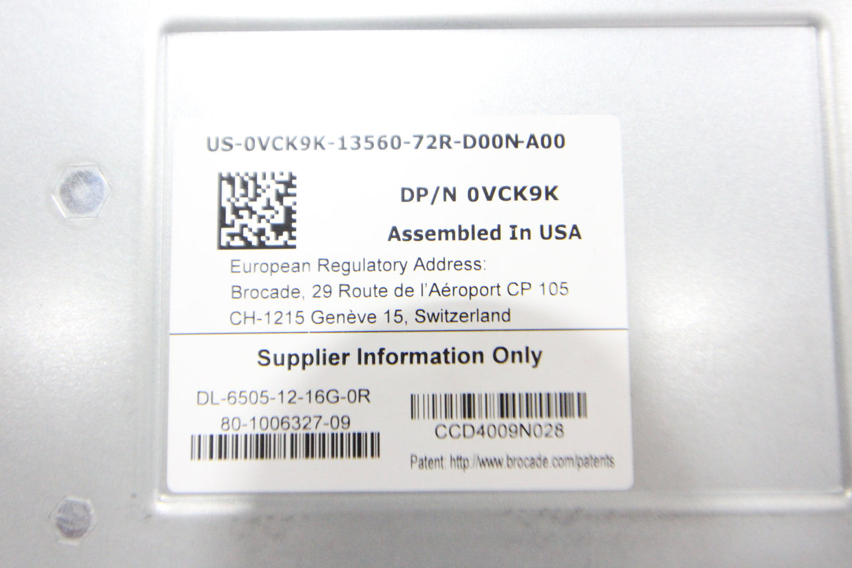 Brocade 6505 Flexible, Easy-to-Use Entry-Level SAN Switch for Private Cloud Storage