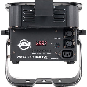 ADJ WIFLY EXR HEX PAR Battery Powered DMX RGBWA LED Par Fixture