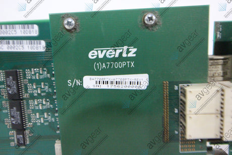 Evertz 7700PTX Multiframe Option Card