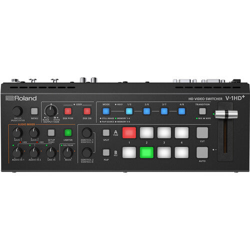 Roland V-1HD PLUS HD Video Switcher - 4 channel HDMI w/ 2XLR and DSK|