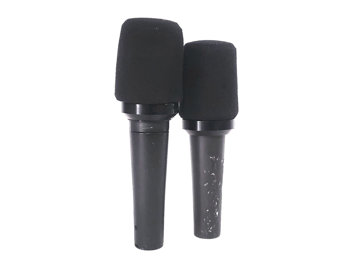 (2) Shure SM57 Cardioid Dynamic XLR Instrument Microphone w/ (2) A2WS Locking Microphone Windscreens