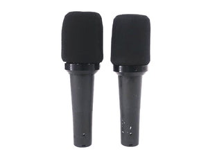 (2) Shure SM57 Cardioid Dynamic XLR Instrument Microphone w/ (2) A2WS Locking Microphone Windscreens