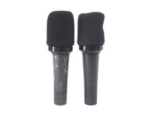 (2) Shure SM57 Cardioid Dynamic XLR Instrument Microphone w/ (2) A2WS Locking Microphone Windscreens