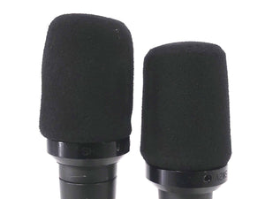 (2) Shure SM57 Cardioid Dynamic XLR Instrument Microphone w/ (2) A2WS Locking Microphone Windscreens