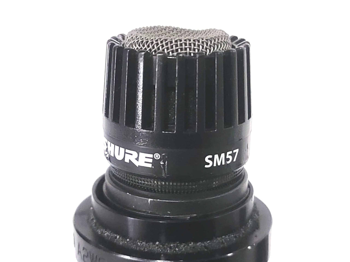 (2) Shure SM57 Cardioid Dynamic XLR Instrument Microphone w/ (2) A2WS Locking Microphone Windscreens