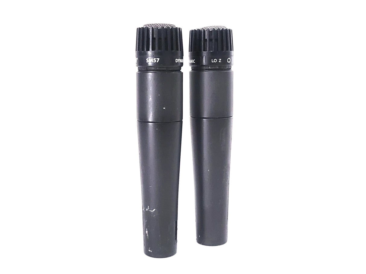 (2) Shure SM57 Cardioid Dynamic XLR Instrument Microphones