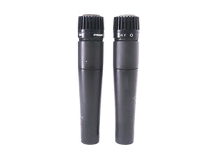 (2) Shure SM57 Cardioid Dynamic XLR Instrument Microphones