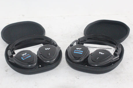 |(2) Williams Sound WIR RX15-2 Dual-Channel Infrared Wireless Headphones (2.3 or 2.8 MHz) w/ (2) Vinyl Zipper Cases|(2) Williams Sound WIR RX15-2 Dual-Channel Infrared Wireless Headphones (2.3 or 2.8 MHz) w/ (2) Vinyl Zipper Cases|(2) Williams Sound WIR RX15-2 Dual-Channel Infrared Wireless Headphones (2.3 or 2.8 MHz) w/ (2) Vinyl Zipper Cases