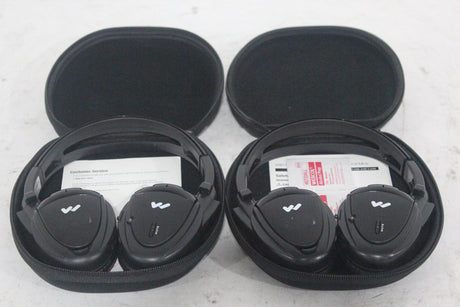 (2) Williams Sound WIR RX15-2 Dual-Channel Infrared Wireless Headphones (2.3 or 2.8 MHz) w/ (2) Vinyl Zipper Cases|(2) Williams Sound WIR RX15-2 Dual-Channel Infrared Wireless Headphones (2.3 or 2.8 MHz) w/ (2) Vinyl Zipper Cases|(2) Williams Sound WIR RX15-2 Dual-Channel Infrared Wireless Headphones (2.3 or 2.8 MHz) w/ (2) Vinyl Zipper Cases|(2) Williams Sound WIR RX15-2 Dual-Channel Infrared Wireless Headphones (2.3 or 2.8 MHz) w/ (2) Vinyl Zipper Cases