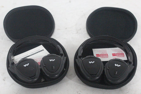 (2) Williams Sound WIR RX15-2 Dual-Channel Infrared Wireless Headphones (2.3 or 2.8 MHz) w/ (2) Vinyl Zipper Cases|(2) Williams Sound WIR RX15-2 Dual-Channel Infrared Wireless Headphones (2.3 or 2.8 MHz) w/ (2) Vinyl Zipper Cases|(2) Williams Sound WIR RX15-2 Dual-Channel Infrared Wireless Headphones (2.3 or 2.8 MHz) w/ (2) Vinyl Zipper Cases|(2) Williams Sound WIR RX15-2 Dual-Channel Infrared Wireless Headphones (2.3 or 2.8 MHz) w/ (2) Vinyl Zipper Cases