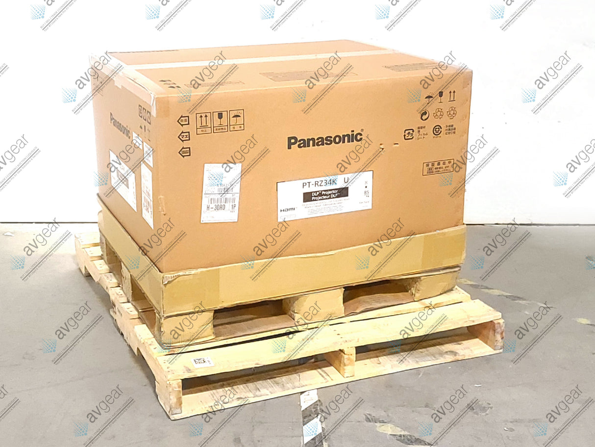 Panasonic PT-RZ34K 30,500 Lumens WUXGA 3-Chip DLP Large Venue Laser Projector (BRAND NEW)(No Lens)(C1914-1)