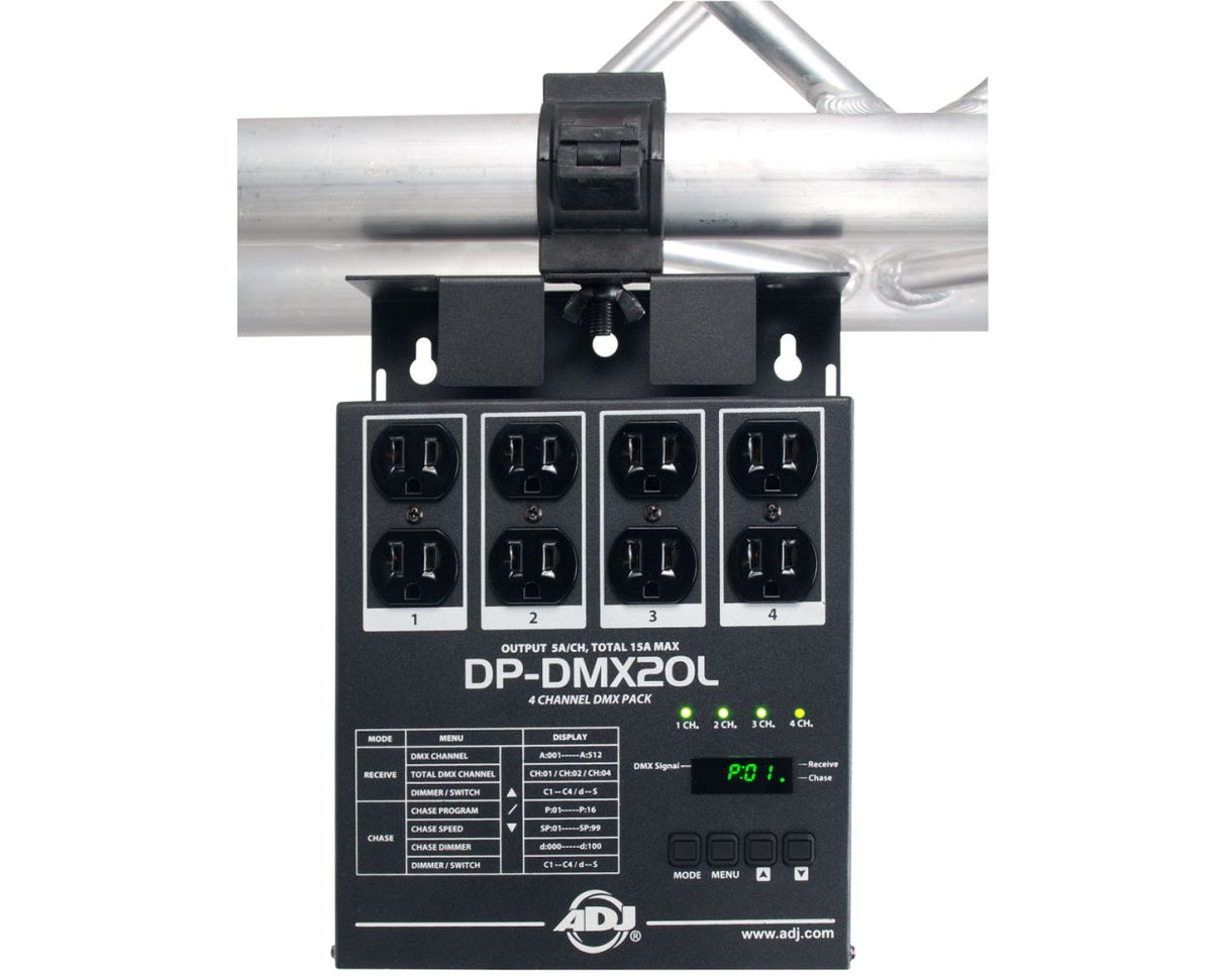 ADJ DP-DMX20L 4-Channel DMX Dimmer/Switch Pack