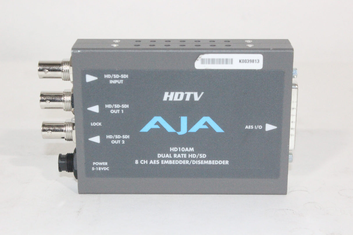 AJA HD10AM Dual Rate HDSD 8 ch aes Embedder Disembedder - 1|AJA HD10AM Dual Rate HDSD 8 ch aes Embedder Disembedder - 2|AJA HD10AM Dual Rate HDSD 8 ch aes Embedder Disembedder - 3