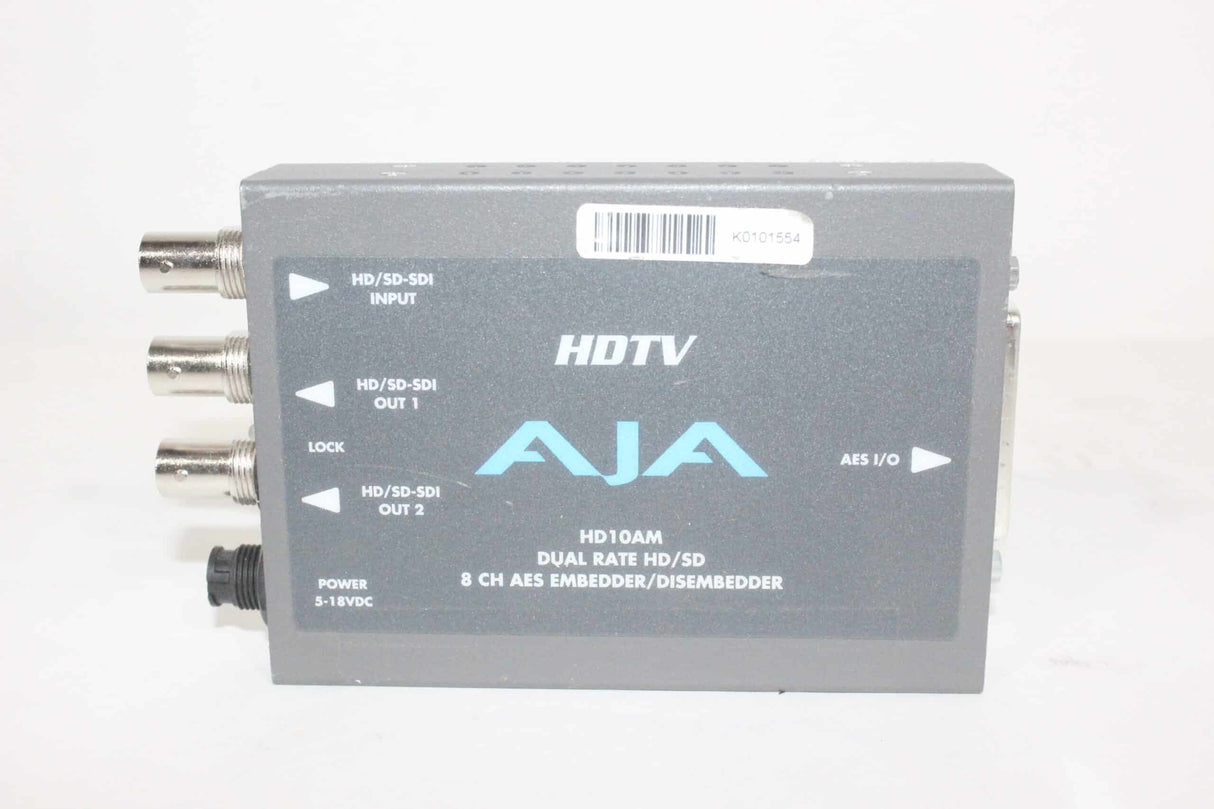 AJA HD10AM Dual Rate HDSD 8 ch aes Embedder Disembedder - 1|AJA HD10AM Dual Rate HDSD 8 ch aes Embedder Disembedder - 2|AJA HD10AM Dual Rate HDSD 8 ch aes Embedder Disembedder - 3