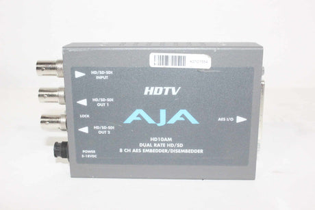 AJA HD10AM Dual Rate HDSD 8 ch aes Embedder Disembedder - 1|AJA HD10AM Dual Rate HDSD 8 ch aes Embedder Disembedder - 2|AJA HD10AM Dual Rate HDSD 8 ch aes Embedder Disembedder - 3