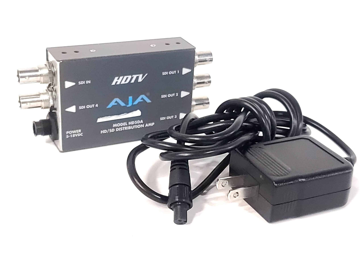 AJA HD5DA HD-SDISDI Serial Digital Distribution Amplifier w PSU - 1|AJA HD5DA HD-SDISDI Serial Digital Distribution Amplifier w PSU - 2|AJA HD5DA HD-SDISDI Serial Digital Distribution Amplifier w PSU - 3|AJA HD5DA HD-SDISDI Serial Digital Distribution Amplifier w PSU - 4|AJA HD5DA HD-SDISDI Serial Digital Distribution Amplifier w PSU - 5|AJA HD5DA HD-SDISDI Serial Digital Distribution Amplifier w PSU - 6|AJA HD5DA HD-SDISDI Serial Digital Distribution Amplifier w PSU - 7