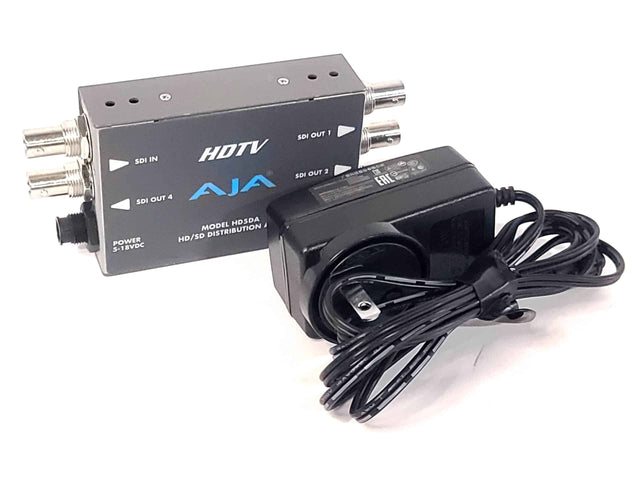 AJA HD5DA HD-SDISDI Serial Digital Distribution Amplifier w PSU - 1|AJA HD5DA HD-SDISDI Serial Digital Distribution Amplifier w PSU - 2|AJA HD5DA HD-SDISDI Serial Digital Distribution Amplifier w PSU - 3|AJA HD5DA HD-SDISDI Serial Digital Distribution Amplifier w PSU - 4|AJA HD5DA HD-SDISDI Serial Digital Distribution Amplifier w PSU - 5|AJA HD5DA HD-SDISDI Serial Digital Distribution Amplifier w PSU - 5|AJA HD5DA HD-SDISDI Serial Digital Distribution Amplifier w PSU - 7|AJA HD5DA HD-SDISDI Seri