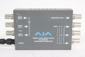 AJA D10C2 Digital to Analog Component/Composite Video Converter w/ Power Cord