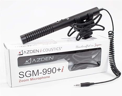 Azden AZDEN-SGM-990+I 2-Position Shotgun Mic w TRRS Adapter for iOS