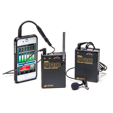 Azden AZDEN-WLX-PRO+I VHF Wireless Microphone System w TRRS Adapter