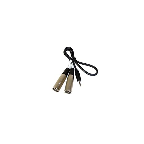 Azden AZDEN-MX-2 3.5mm-To-Dual-XLR Output Cable