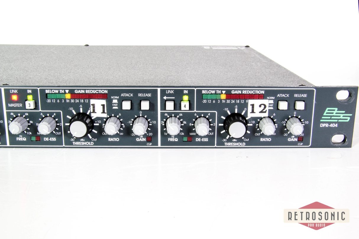 BSS DPR-404 Quad Compressor/De-Esser