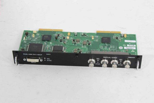 Barco R9864000 3G HDSDI Input + DVI Input Board - 2|Barco R9864000 3G HDSDI Input + DVI Input Board - 3|Barco R9864000 3G HDSDI Input + DVI Input Board - 4|Barco R9864000 3G HDSDI Input + DVI Input Board - 5|Barco R9864000 3G HDSDI Input + DVI Input Board - 1|Barco R9864000 3G HDSDI Input + DVI Input Board - 6|Barco R9864000 3G HDSDI Input + DVI Input Board - 7