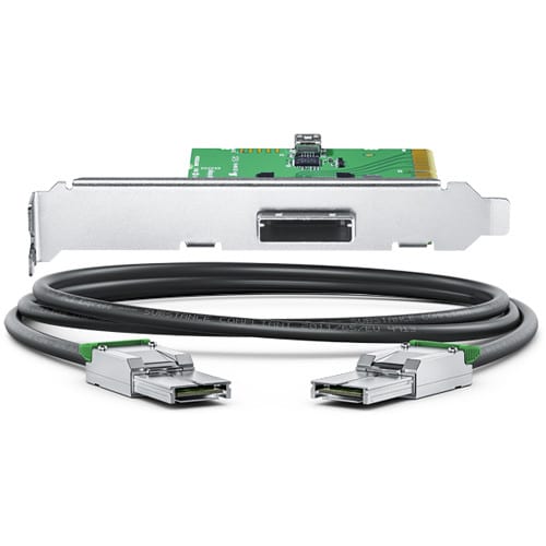 Blackmagic Design BMD-BDLKULSR4KEXTSPK Blackmagic PCIe Cable Kit Front