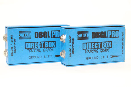 (2) CBI DBGL Touring Grade Pro Passive Direct Box with Ground Lift (C1508-173) Used-Average||||