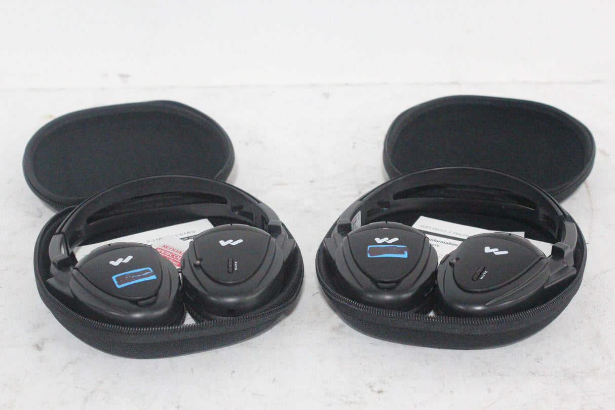 (2) Williams Sound WIR RX15-2 2-Channel Infrared Wireless Headphones|(2) Williams Sound WIR RX15-2 2-Channel Infrared Wireless Headphones|(2) Williams Sound WIR RX15-2 2-Channel Infrared Wireless Headphones|(2) Williams Sound WIR RX15-2 2-Channel Infrared Wireless Headphones