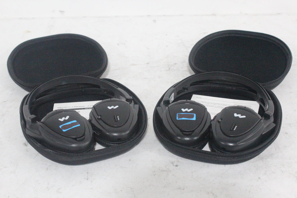 (2) Williams Sound WIR RX15-2 2-Channel Infrared Wireless Headphones|(2) Williams Sound WIR RX15-2 2-Channel Infrared Wireless Headphones|(2) Williams Sound WIR RX15-2 2-Channel Infrared Wireless Headphones|(2) Williams Sound WIR RX15-2 2-Channel Infrared Wireless Headphones