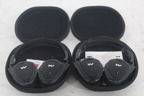 (2) Williams Sound WIR RX15-2 Dual-Channel Infrared Wireless Headphones (2.3 or 2.8 MHz) w/ (2) Vinyl Zipper Cases|(2) Williams Sound WIR RX15-2 Dual-Channel Infrared Wireless Headphones (2.3 or 2.8 MHz) w/ (2) Vinyl Zipper Cases|(2) Williams Sound WIR RX15-2 Dual-Channel Infrared Wireless Headphones (2.3 or 2.8 MHz) w/ (2) Vinyl Zipper Cases|(2) Williams Sound WIR RX15-2 Dual-Channel Infrared Wireless Headphones (2.3 or 2.8 MHz) w/ (2) Vinyl Zipper Cases