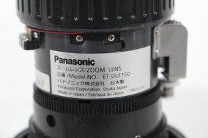 Panasonic ET-DLE150 1-Chip DL Projector Zoom Lens, 1.3-1.9:1 (NO ZOOM)