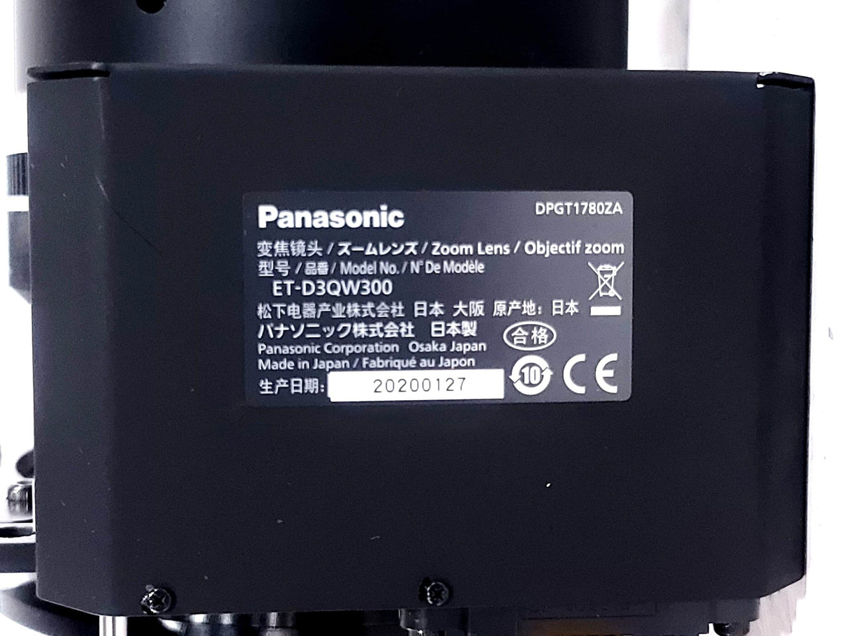 Panasonic ET-D3QW300 1.11-1.70:1 Projector Zoom Lens