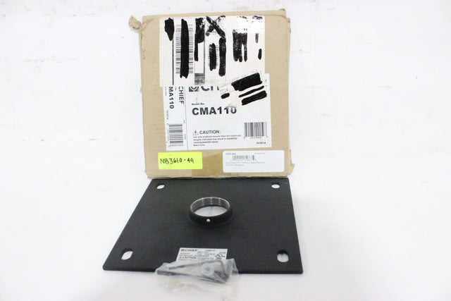 Chief CMA110 8 203mm Ceiling Plate with 1.5 NPT Fitting New - 1|Chief CMA110 8 203mm Ceiling Plate with 1.5 NPT Fitting New - 2|Chief CMA110 8 203mm Ceiling Plate with 1.5 NPT Fitting New - 3|Chief CMA110 8 203mm Ceiling Plate with 1.5 NPT Fitting New - 4