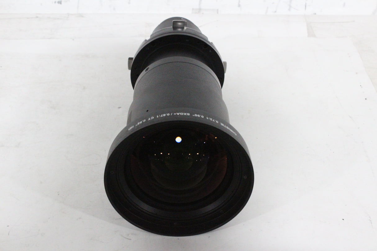 Christie 104-110101-01 HD Fixed Projector Lens, 0.73:1 0.95" SXGA+ / 0.67:1 CT 0.95" w/ Hard Carry Case (1688-104)