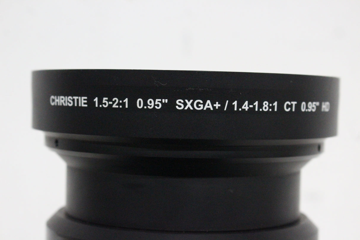 Christie 104-112101-01 Zoom Projector Lens, 1.5-2:1 0.95″ SXGA+ / 1.4-1.8:1 CT 0.95″ HD (1688-154)