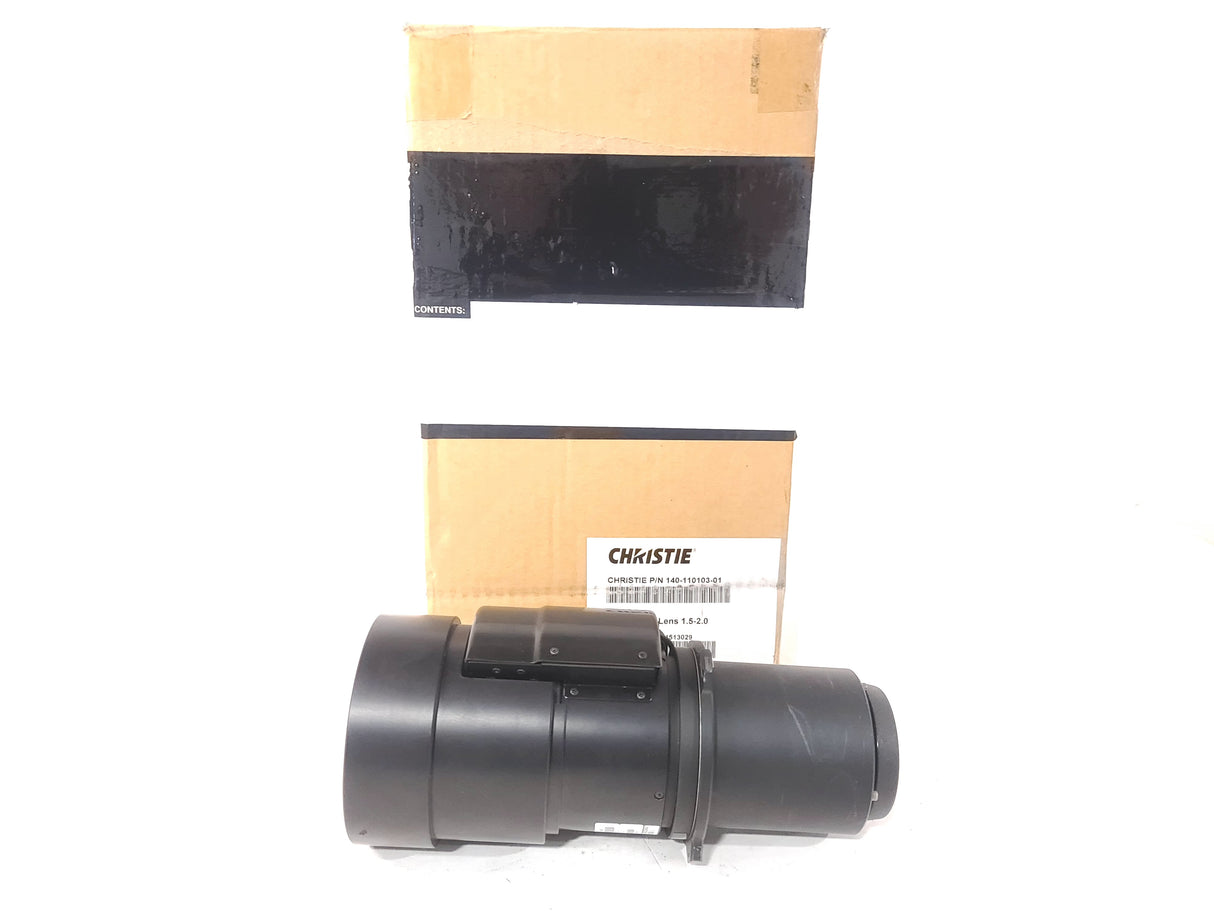 Christie 140-110103-01 Zoom Projector Lens (for H Series), 1.5-2.0:1