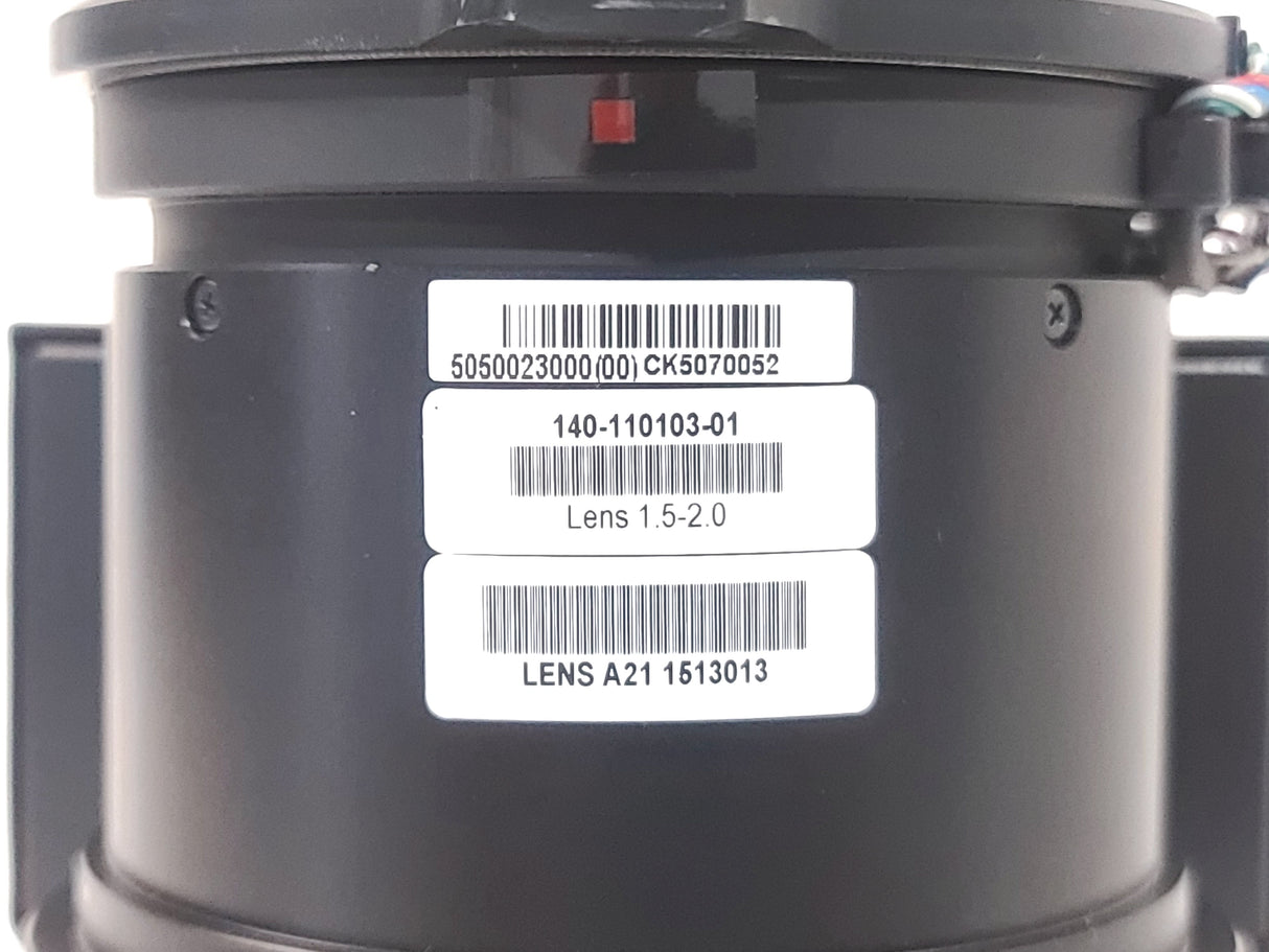 Christie 140-110103-01 Zoom Projector Lens (for H Series), 1.5-2.0:1