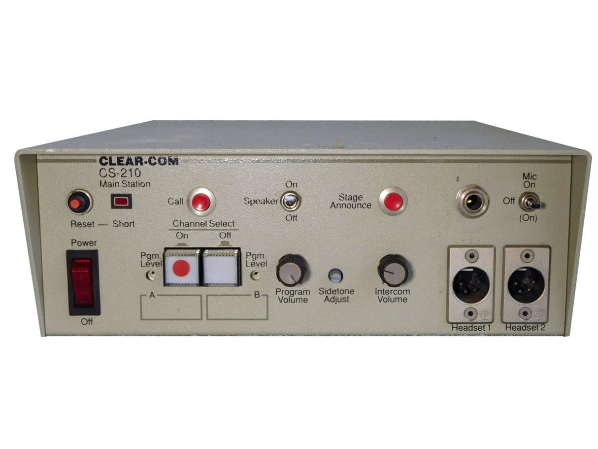 Clear-Com CS-210 2-Channel Intercom Master