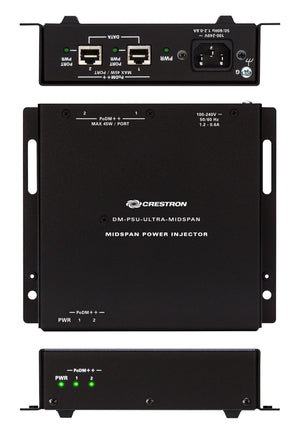 Crestron DM-PSU-ULTRA-MIDSPAN DigitalMedia Ultra Midspan PoDM++ Injector (1514-334)