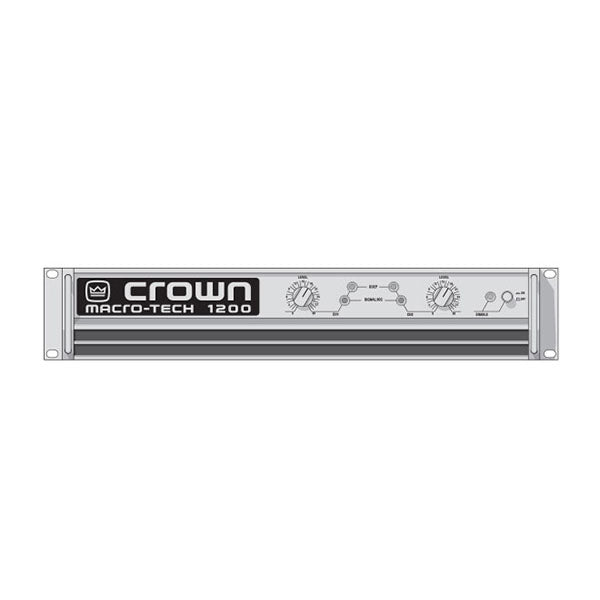 Crown Macro-Tech 1200 Stereo Power Amplifier – AVGear.com