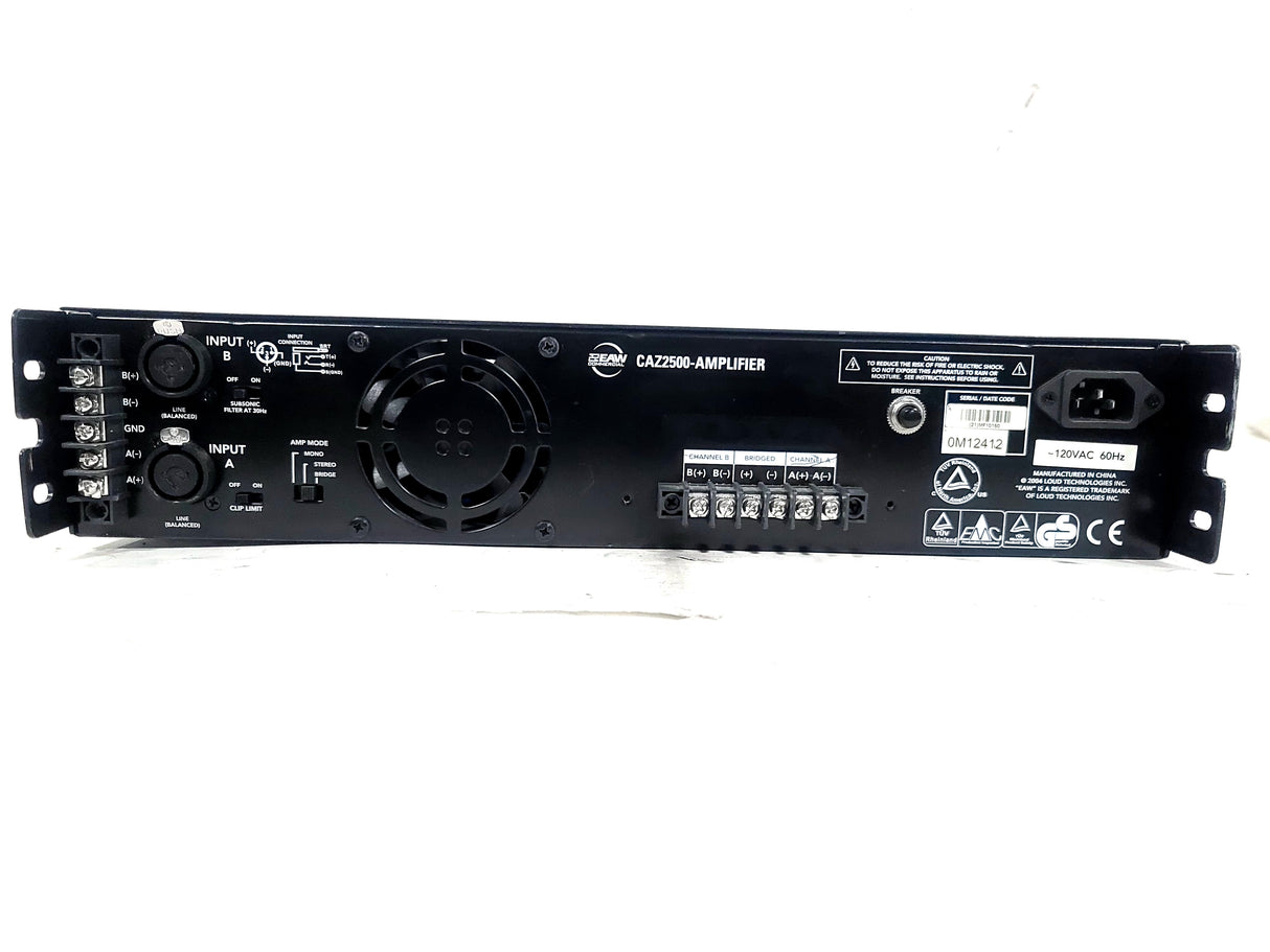 EAW CAZ2500 Stereo Power Amplifier