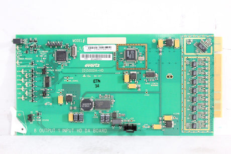 Evertz 500DA-HD Reclocking Distribution Amplifier wo Backplane - 1|Evertz 500DA-HD Reclocking Distribution Amplifier wo Backplane - 2